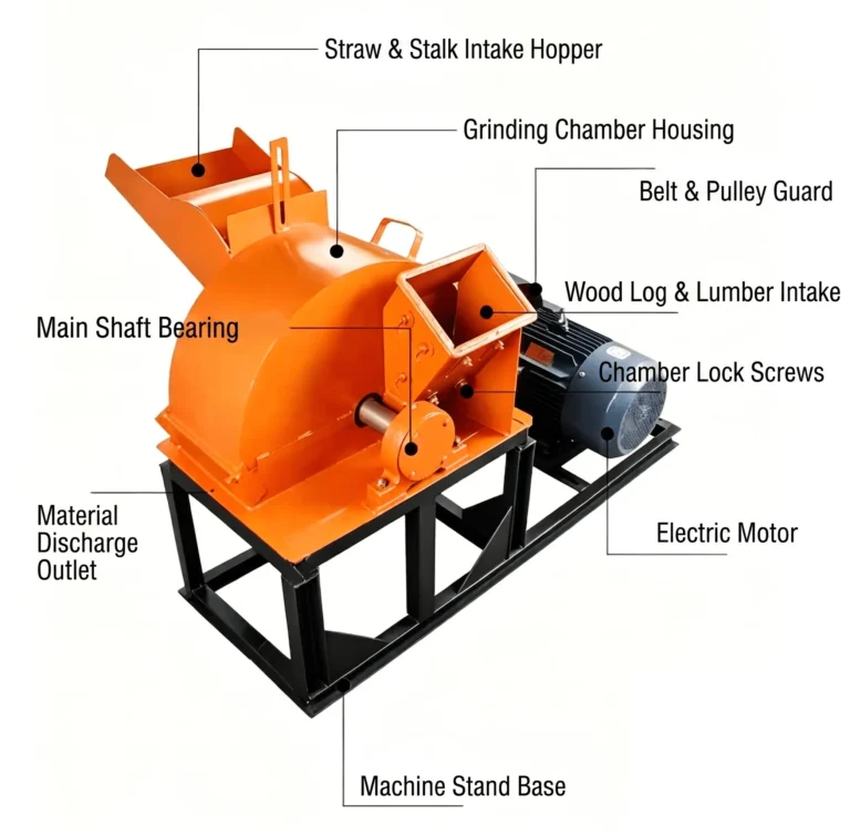 wood crusher internal structure and working principle
