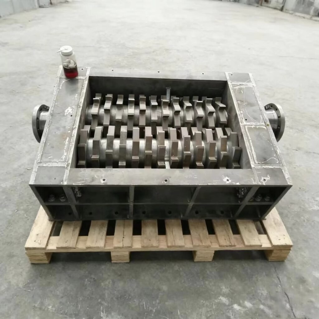 Heavy-duty double shaft shredder blades for plastic waste recycling